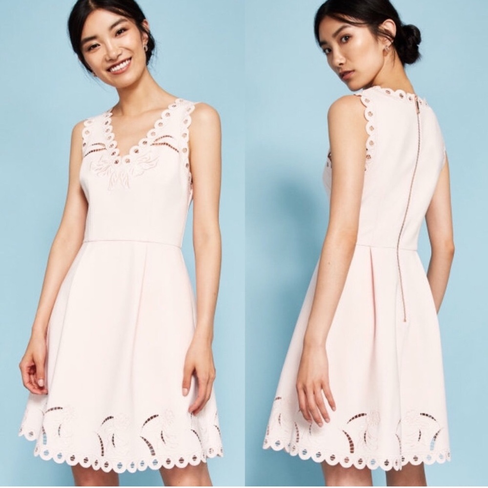 Ted Baker Emalise embroidered skater dress
